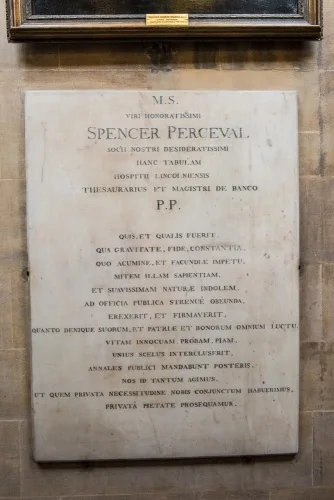 The Spencer Perceval memorial