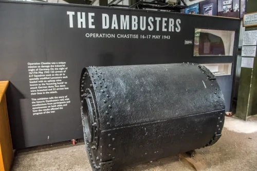 A 'Dambusters' bouncing bomb
