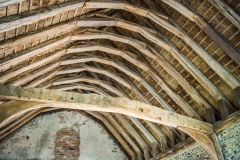 Detail of the timber roof