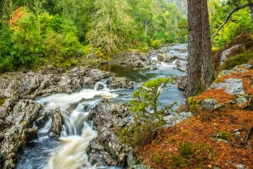 The River Tummel at Linn of Tummel