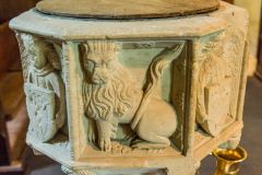 The 14th century font bowl