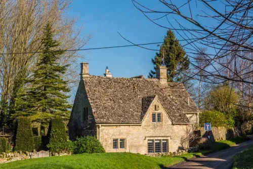 A typical 17th-century Cotswold cottage