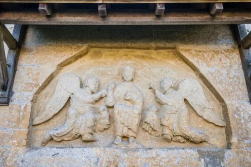 Norman tympanum, church exterior