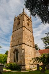 The 15th-century west tower