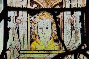 13th century glass detail
