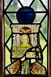 13th century glass in the nave