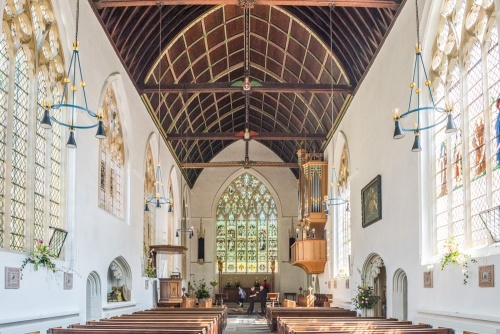 The church interior