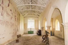 Looking east down the nave