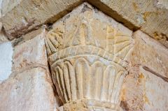 The northern chancel arch capital