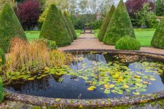 The formal gardens of Littlecote House