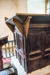 Llanbadarn-y-Garreg, St Padarn Church, The 18th century pulpit