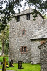 The 14th/15th century west tower