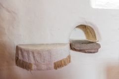 Medieval piscina in the chancel