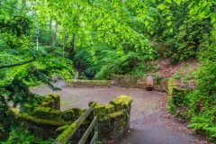 The chalybeate spring terrace