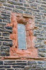 An ancient single lancet window