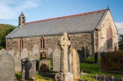 Llanfihangel-y-Traethau Carved Stone, St Michael's Church
