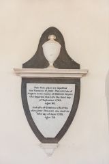 John Phillips memorial tablet, 1763