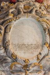 Llangarron, St Deinst church, William Gwillym memorial, 1608