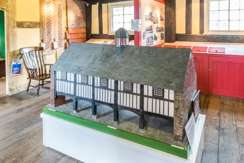 A scale model of the Old Market Hall