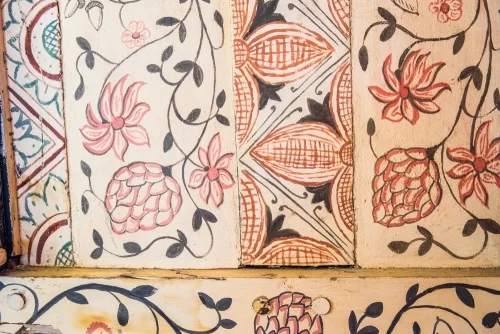 Elizabethan wall painting (recreated)