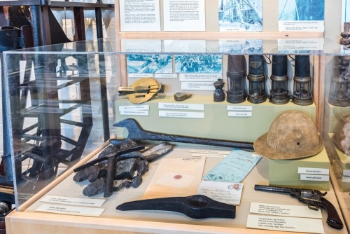 The Victorian lead-mining exhibit