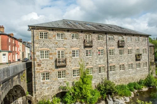 The former Bridgend Flannel Mill