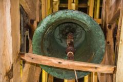 Looking up into the bell-tower
