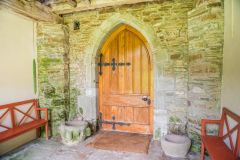 The medieval south door