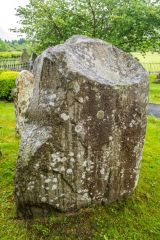 The back of the standing stone