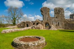 The well and castle courtyard