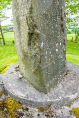 The base of the monument