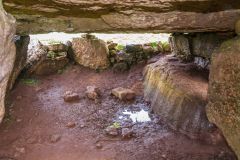 Inside the burial chamber