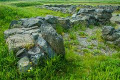 You can easily wander amidst the ruined walls