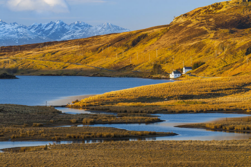 Loch Fada and the Cuillin Hills