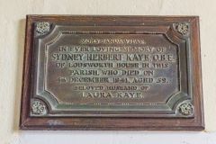 Sidney Kaye memorial, 1941