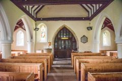 Looking west down the nave