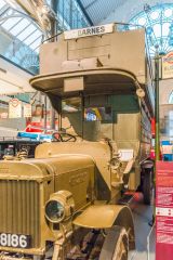 The B-type bus in military colours