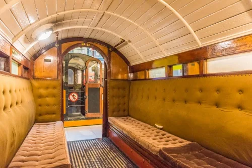 Inside the 1890 underground carriage