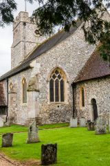 Approaching the church