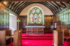 Looking into the chancel