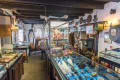 Below stairs in the museum