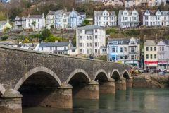 Looe, East Looe and the town bridge