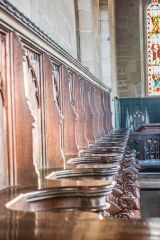 Choir stalls in the chapel