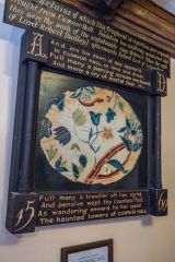 Amy Robsart's embroidery in the Brethren's Kitchen