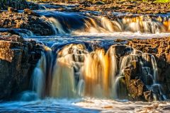 The lower section of the falls