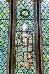 Medieval stainred glass fragments