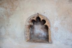 The very simple medieval piscina