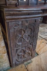 Lower Oddington, St Nicholas Church, Medieval bench end