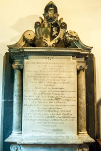 Sir Godfrey Shakerley memorial, 1696