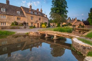 Footbridges across the River Eye